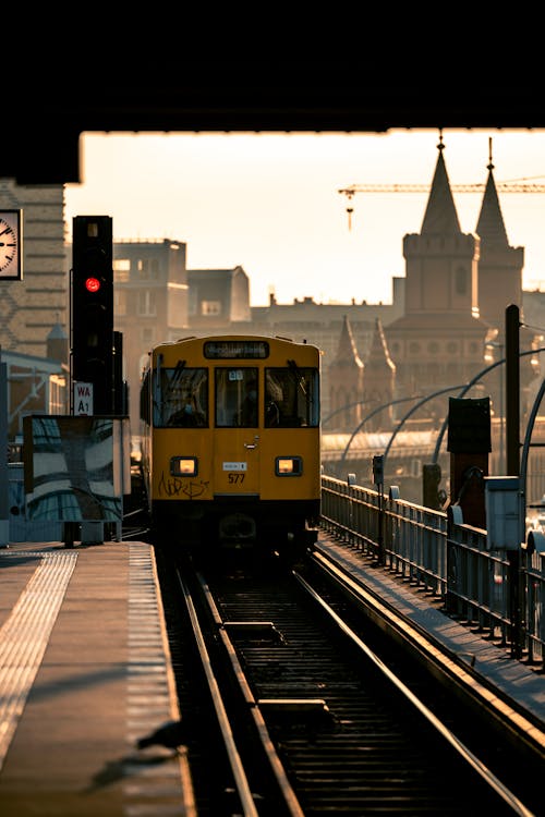 Train Arriving at Station