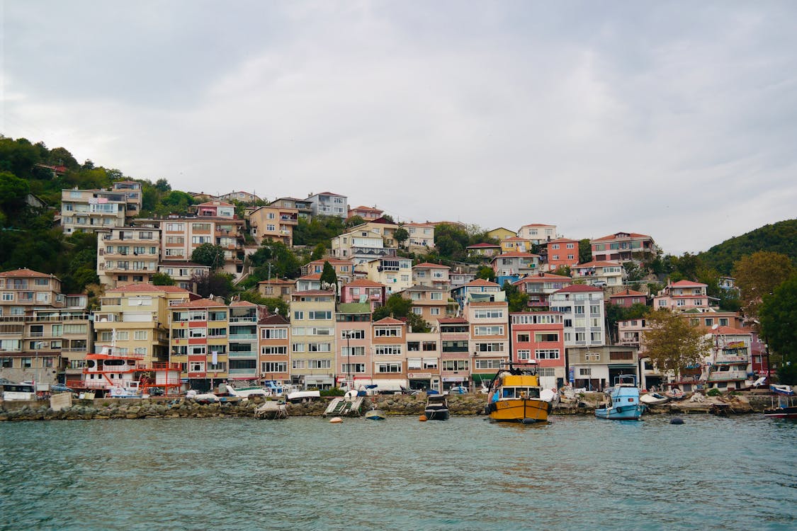 Fotos de stock gratuitas de amarrado, barcos, costa