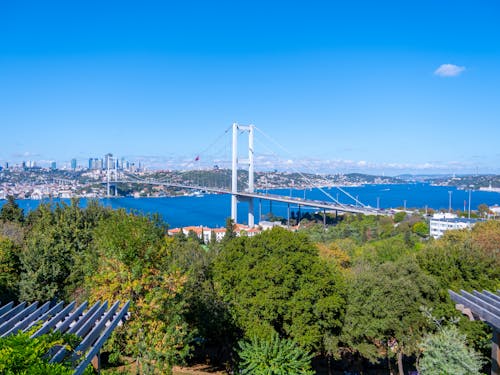 7月15日殉教者橋, イスタンブール, ウォーターフロントの無料の写真素材