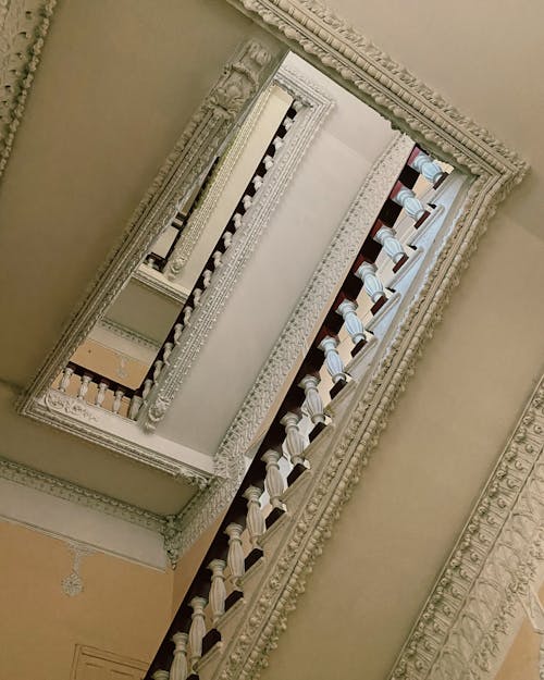 Darmowe zdjęcie z galerii z balustrada, balustrady, biały