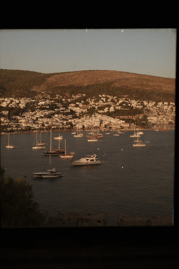 Boats In City Bay