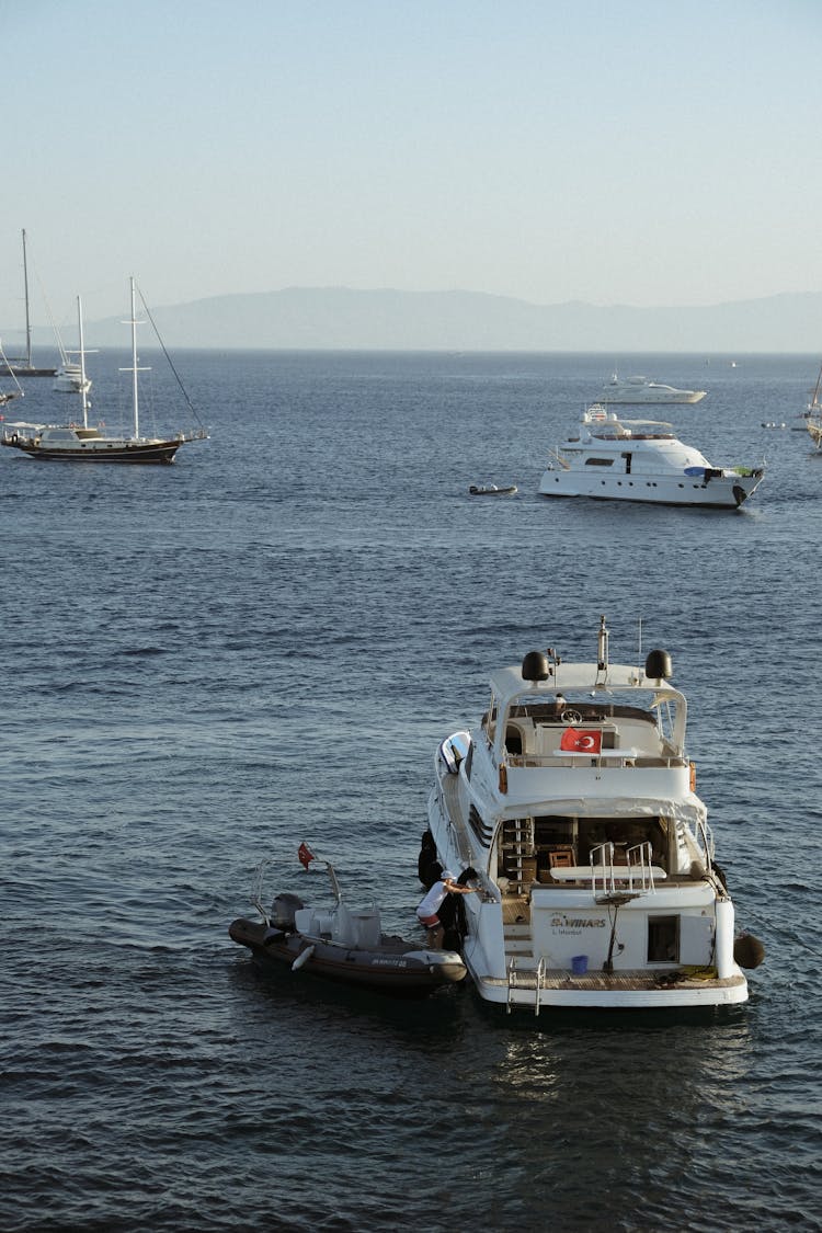 Boats In Bay