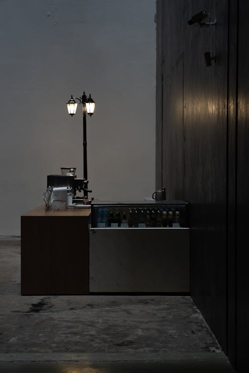 Photo of a Counter with a Coffee Maker 