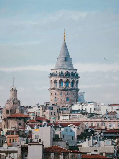 Galata Tower over Buildings in Istanbul