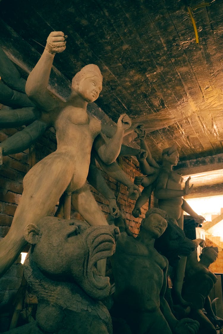 Statues Of Goddess Durga