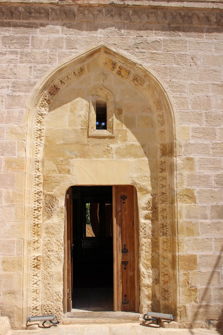 Vintage Temple Entrance