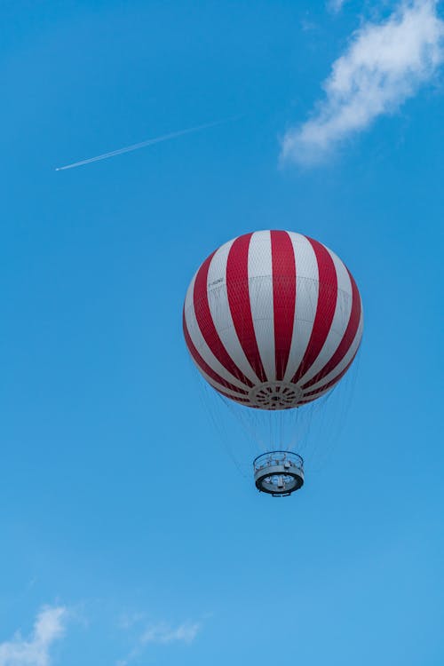 Balloon Flying on Clear Sky