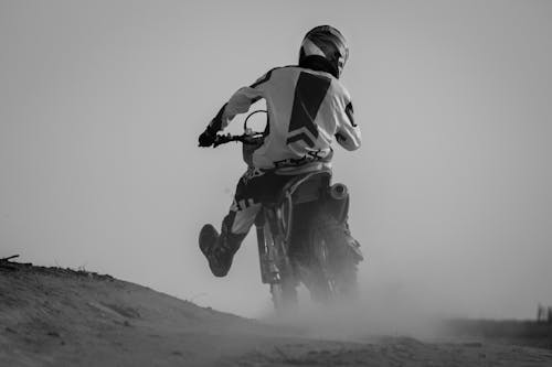 Biker on Motocross