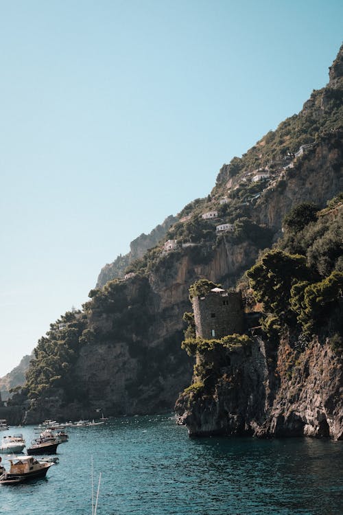 Rocky Hills on Coast of Amalfi 