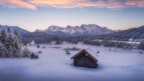 A Hut in a Mountain Valley