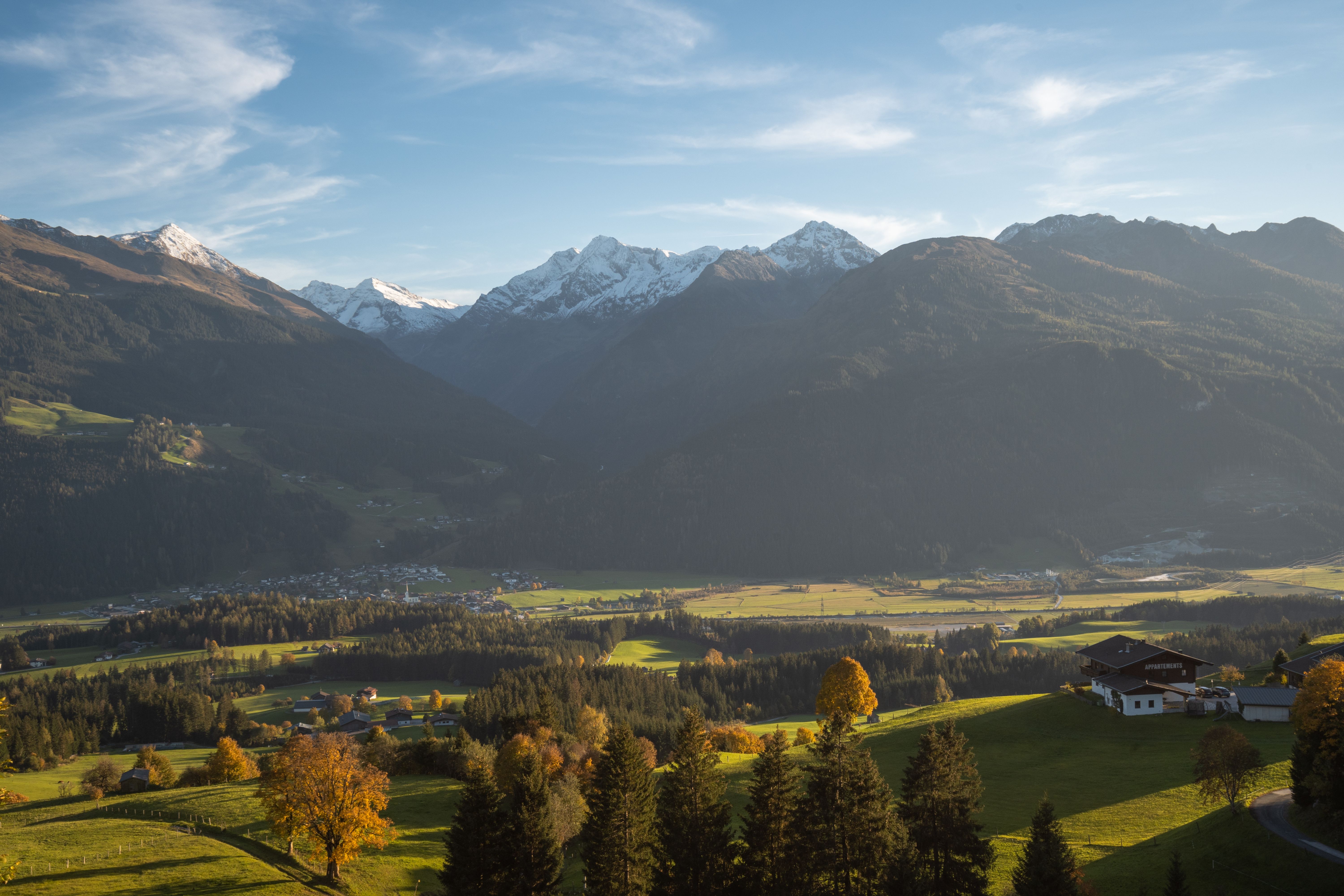 A Village in a Mountain Valley · Free Stock Photo