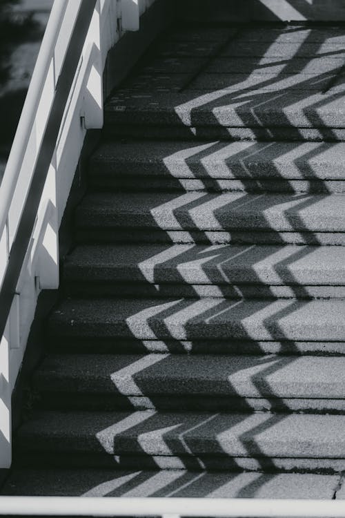 Wavy Shadow on the Stairs