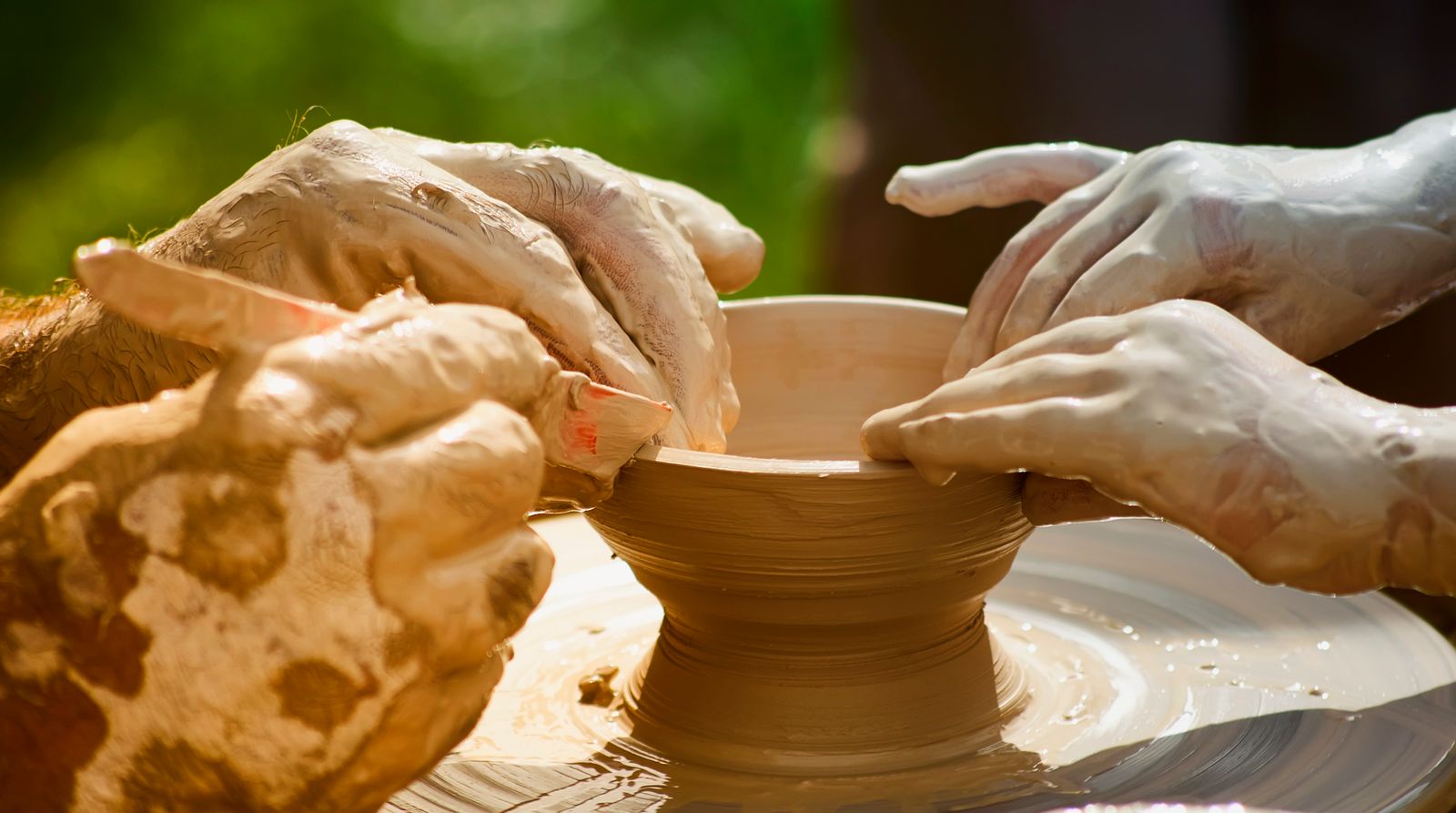 Pot Working Man Making Clay Pot · Free Stock Photo
