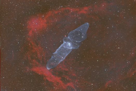 Explore the stunning cosmic nebula surrounded by a rich star field, captured in breathtaking detail.