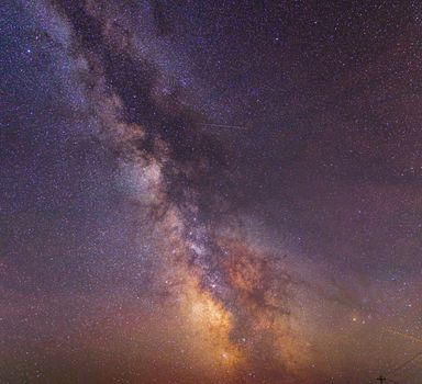 Stunning capture of the Milky Way galaxy above Nova Scotia's night sky.