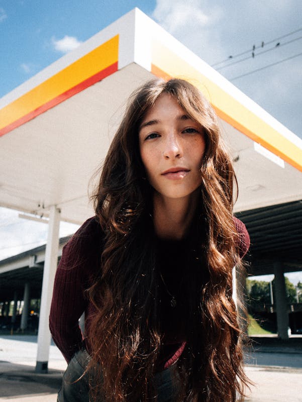 Woman with long hair, representing Sophia
