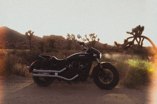 Free stock photo of 35mm, 35mm film, black motorcycle
