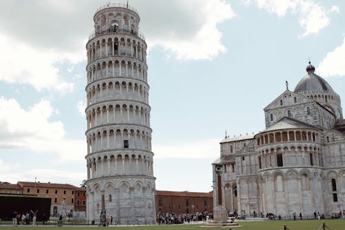 Leaning Tower and Cathedral in Pisa, Italy