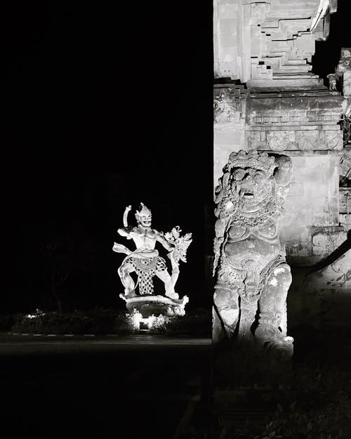 Fotos de stock gratuitas de blanco y negro, deidades, escultura