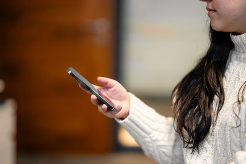 Female Using Iphone Person Using Iphone · Free Stock Photo
