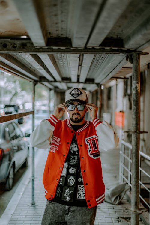 Man in Cap and Sunglasses