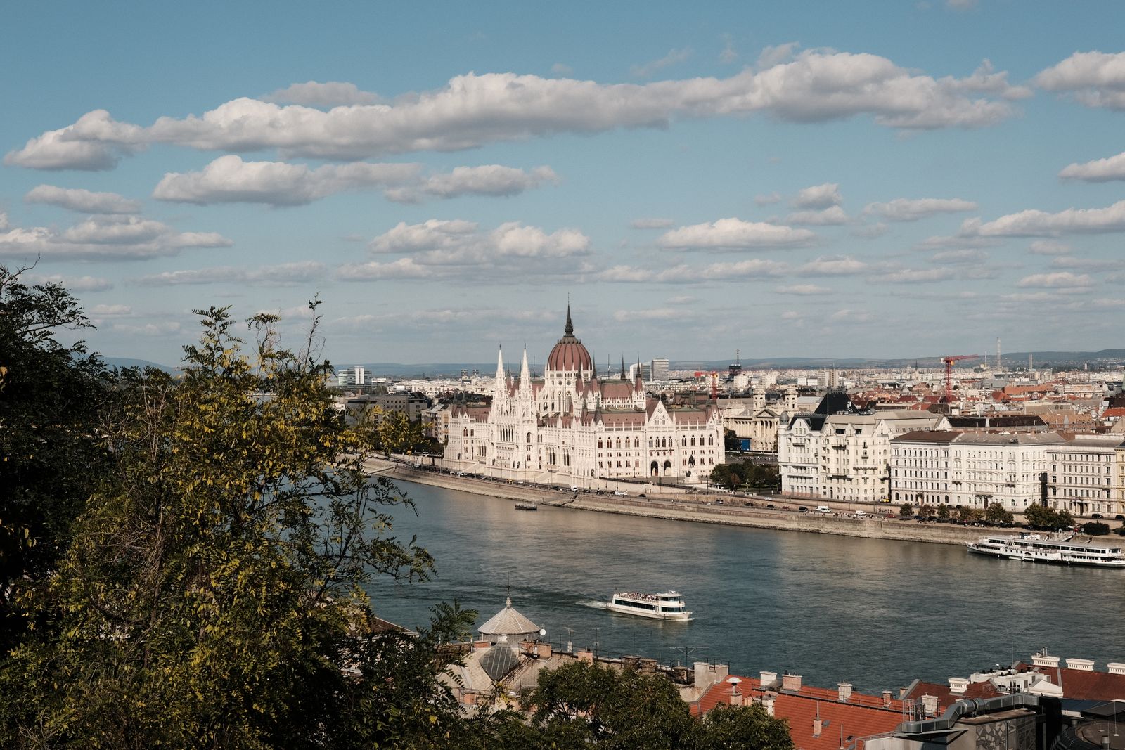 Hungarian Parliament Building and the Danube River, Budapest