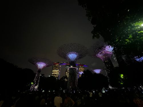 Free gardens by the bay  Stock Photo