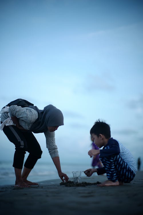 놀이, 모래, 바다의 무료 스톡 사진
