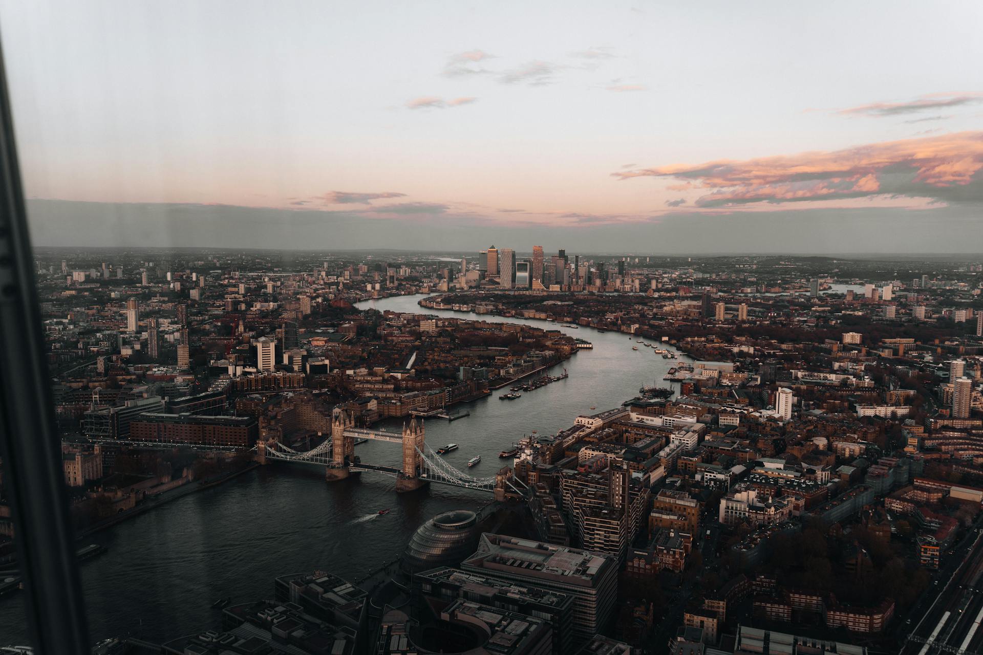 London from The Shard