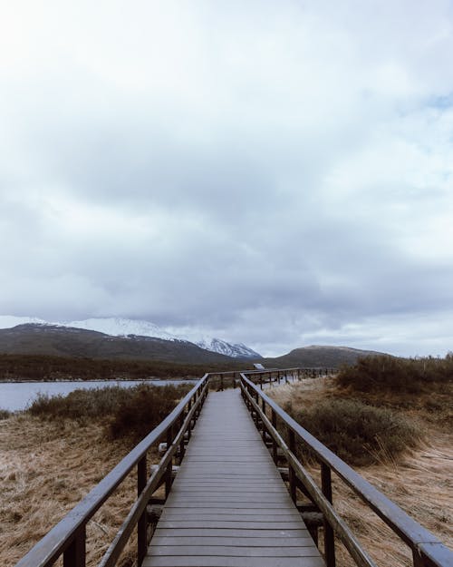 Wooden Footpath near River