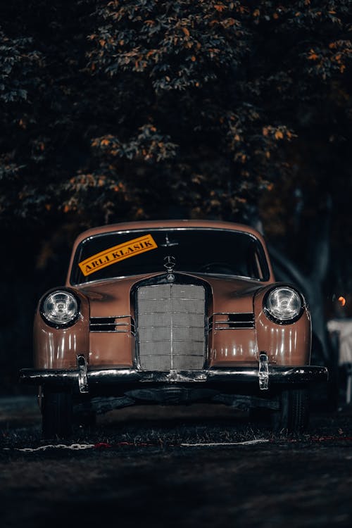 Vintage Beige Car