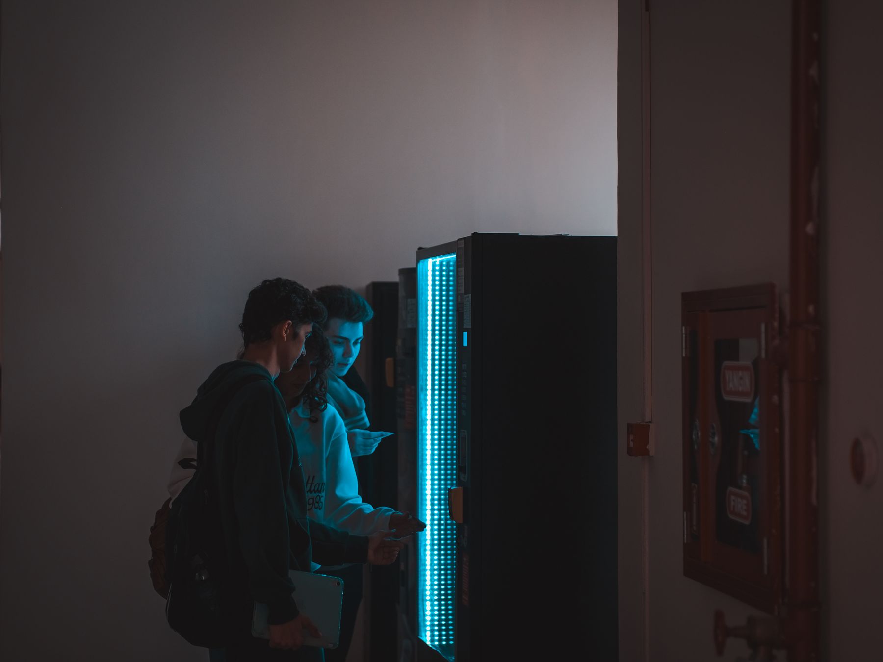 Burwash Common — office relocation team moving desks and equipment
