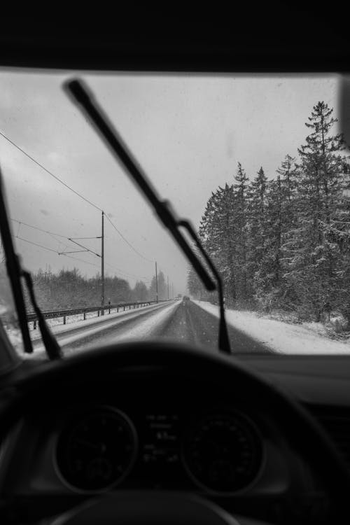 下雪, 交通, 冬季 的 免费素材图片