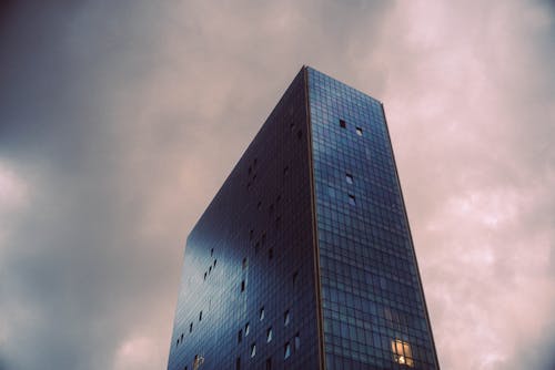 Modern Glass Skyscraper in Bilbao