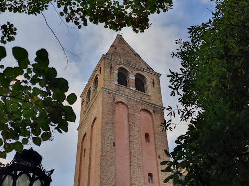 Foto stok gratis arsitektur abad pertengahan, itali, menara gereja