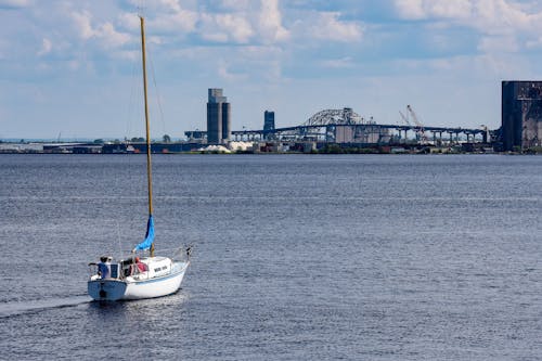 Gratis stockfoto met blauw, boot, brug