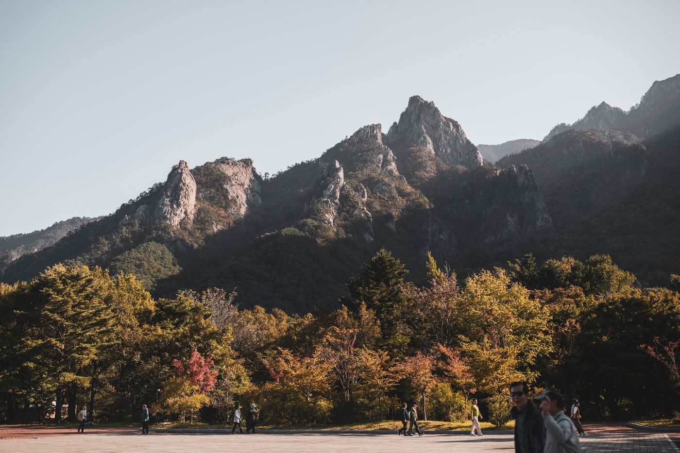 Senderos de Seoraksan en Corea del Sur