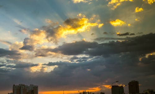 Free stock photo of cloud, sunset