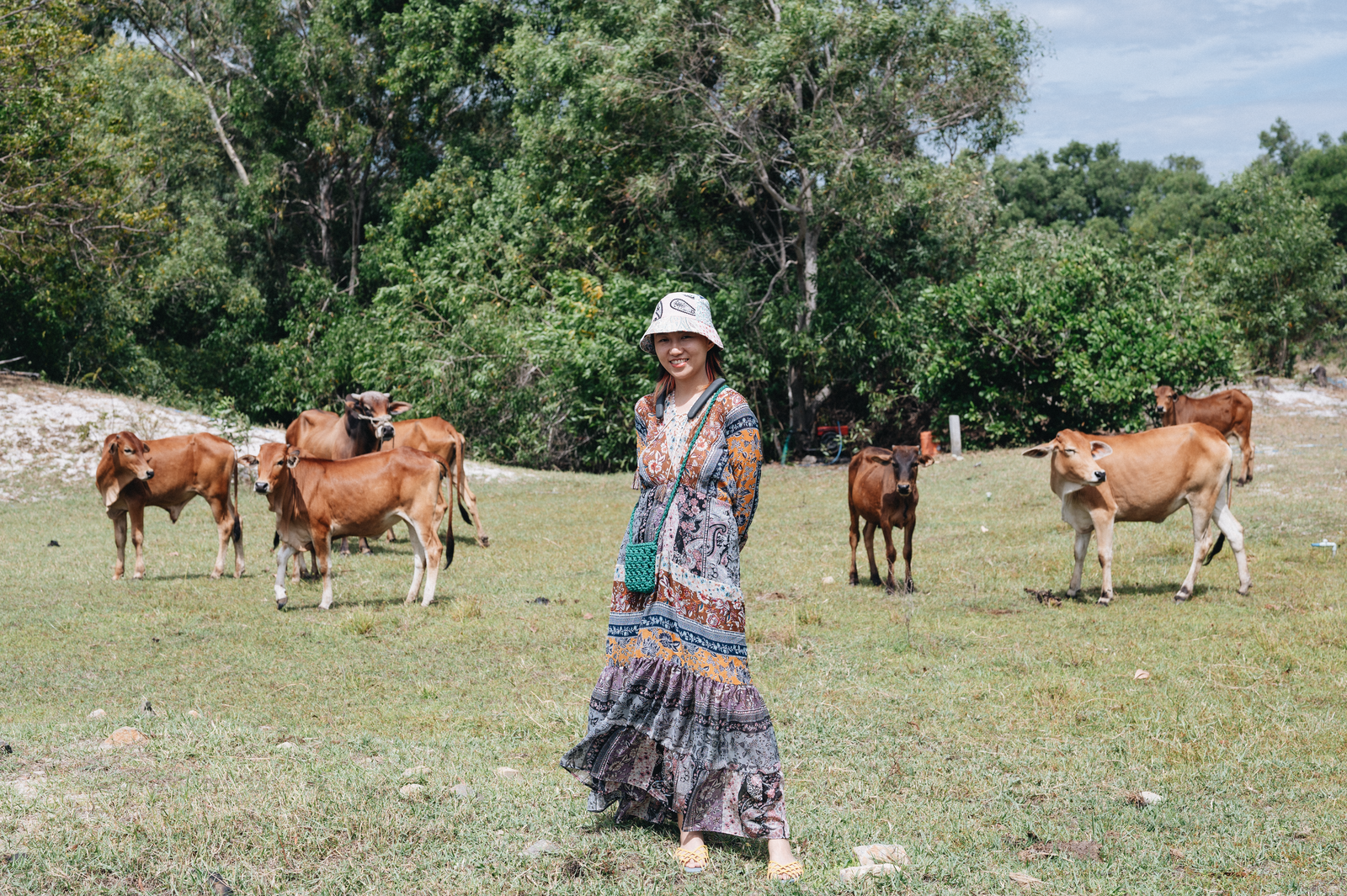 The Carrie Dress in Cow