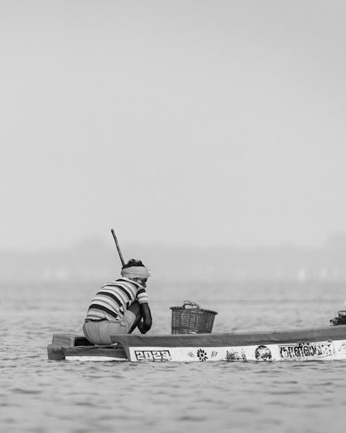 Kostnadsfri bild av fiskare, fiskebåt, korg