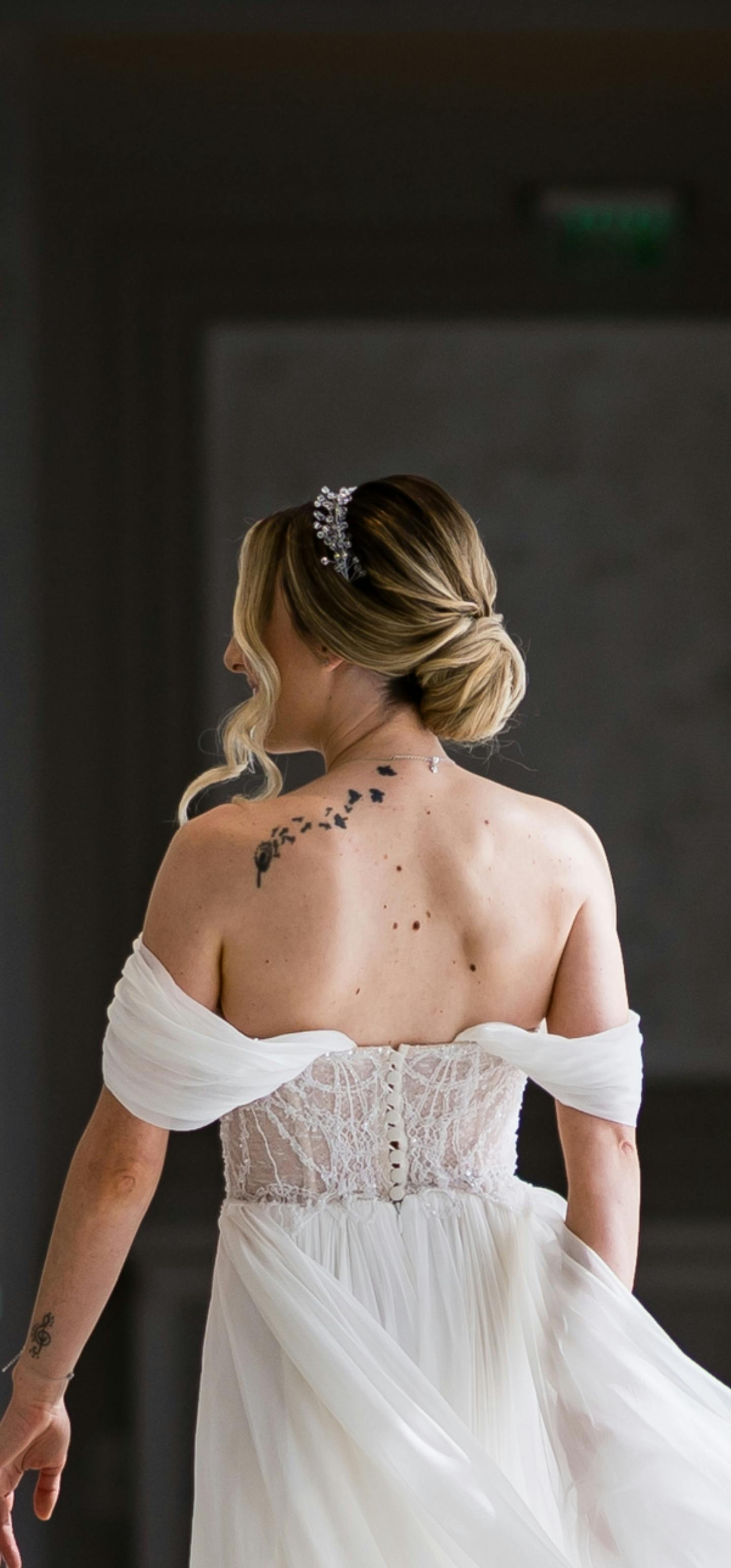 Woman Wearing a White Wedding Gown · Free Stock Photo