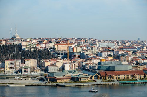 イスタンブール, シティ, ドローン撮影の無料の写真素材