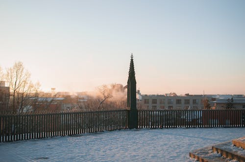 City on a Cold Winter Day 