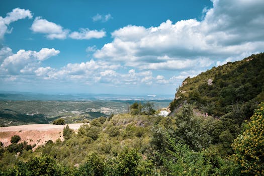 Explore Montserrat's lush landscape under bright summer skies.
