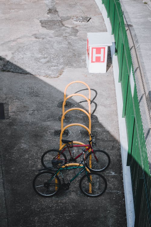 Two Bikes Parked