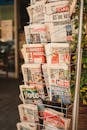 Newspapers on a Stand