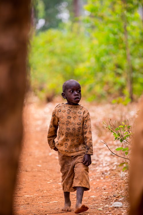 Little Boy in Sweatshirt in Burundi