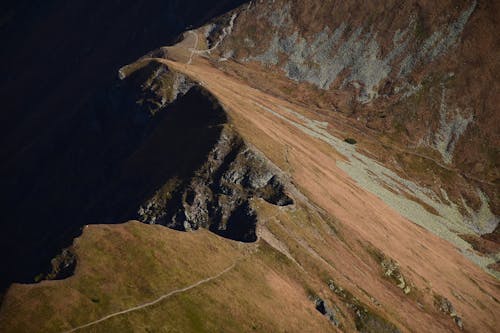 Imagine de stoc gratuită din fotografie cu drona, însorit, munți