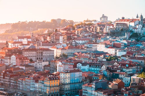 Panorama of Porto in Portugal