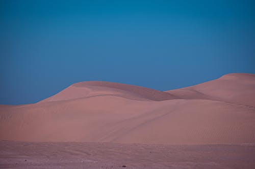 Barren Sand Hills on Desert
